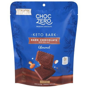 Choczero Keto Bark Dark Chocolate With Sea Salt Almond 12/6 OZ [UNFI-CARLISLE #2599660] [ebt]