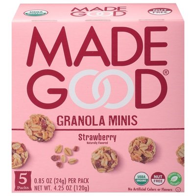 Made Good Granola Minis Strawberry 5 Packs Og2 6/5/.85OZ [UNFI #2722379] [ebt]