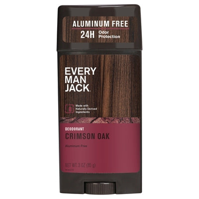 Every Man Jack Deodorant Aluminum Free Crimson Oak 1/3 oz [UNFI-CARLISLE #3175148] T