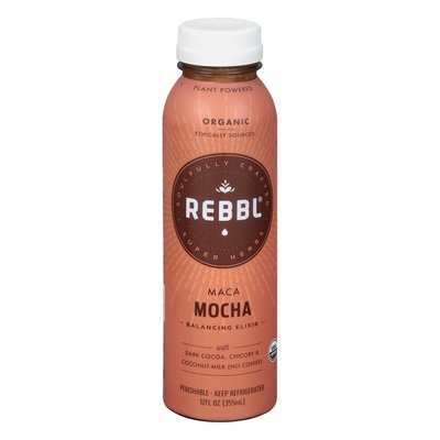 Rebbl Balancing Elixir Organic Maca Mocha Og2 12/12 OZ [UNFI #1577170] [ebt] T
