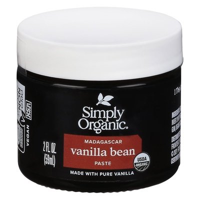Simply Organic Vanilla Bean Paste Madagascar Og2 6/2 OZ [UNFI #2833176] [ebt]