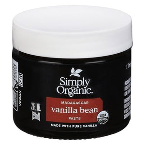 Simply Organic Vanilla Bean Paste Madagascar Og2 6/2 OZ [UNFI #2833176] [ebt]
