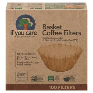 If You Care Coffee Filters Basket 12/100 CT [UNFI #1618834] T