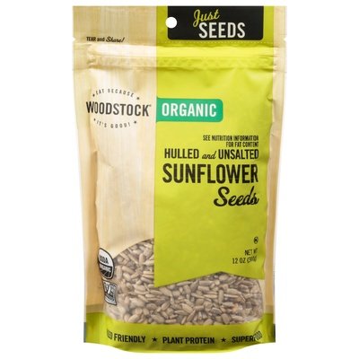 Woodstock Sunflower Seeds Organic Hulled And Unsalted Og2 8/12 OZ [UNFI #1082569] [ebt]