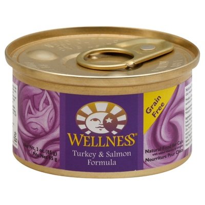 Wellness Food For Cats Turkey & Salmon Formula 24/3 OZ [UNFI #0552117]