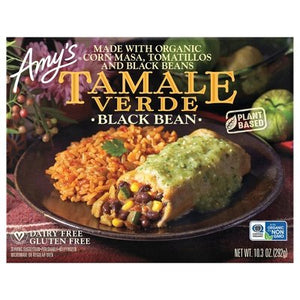 Amys Tamale Verde Black Bean Og3 12/10.3 OZ [UNFI #353987] [ebt]