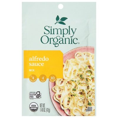 Simply Organic Alfredo Sauce Mix Og2 12/1.48 OZ [UNFI #916148] [ebt]