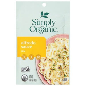 Simply Organic Alfredo Sauce Mix Og2 12/1.48 OZ [UNFI #916148] [ebt]