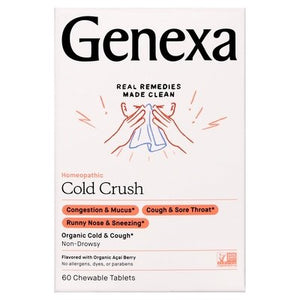 Genexa Cold Crush Homeopathic Acai Berry Chewable Tablets Og2 1/60 TAB [UNFI-CARLISLE #1960624]