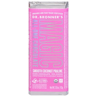 Dr Bronners Dark Chocolate Smooth Coconut Praline Og2 12/2.93 OZ [UNFI-CARLISLE #2724094] [ebt]