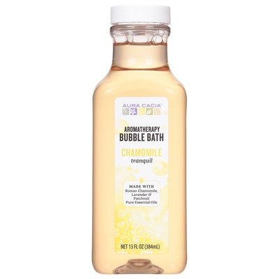 Aura Cacia Bubble Bath Aromatherapy Chamomile Tranquil 1/13 OZ [UNFI-CARLISLE #922351] T