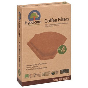 If You Care Coffee Filters No. 4 12/100 CT [UNFI #574400] T
