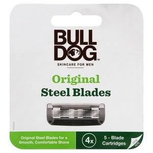 Bulldog Natural Skincare Cartridges Steel Blades Original 1CT [UNFI-CARLISLE #2376622] T