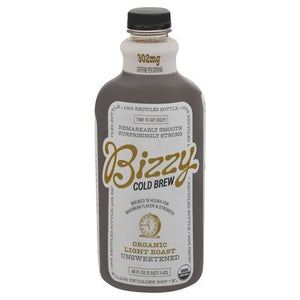 Bizzy Coffee Coffee Organic Light Roast Unsweetened Cold Brew Og2 6/48 OZ [UNFI #2516573] [ebt] T