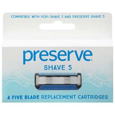 Preserve Replacement Cartridges Shave 5 6/4 CT [UNFI-CARLISLE #2740769] T