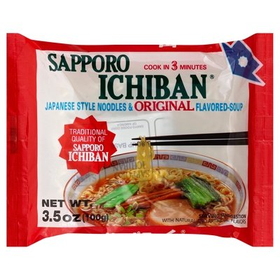 Sapporo Noodles & Soup Japanese Style Original Flavored 24/3.5 OZ [UNFI #1023852] [ebt]