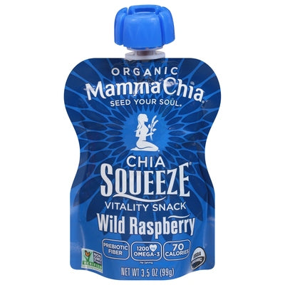 Mamma Chia Vitality Snack Organic Wild Raspberry Og2 16/3.5 OZ [UNFI #1569144] [ebt]