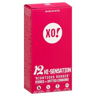 Xo! Condoms Hi-Sensation 8/12 CT [UNFI-CARLISLE #2896421] T