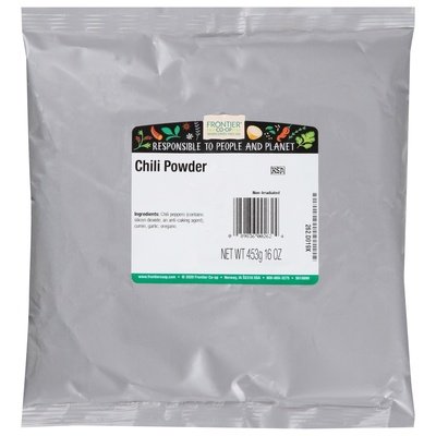 Frontier Nat Prod Co-Op Chili Powder 1LB [UNFI-CARLISLE #198028] [ebt]