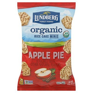 Lundberg Family Farms Rice Cake Organic Apple Pie Minis Og2 6/5 OZ [UNFI #2539419] [ebt]