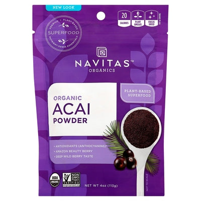 Navitas Organics Acai Powder Organic Og2 12/4 OZ [UNFI #1271485] [ebt]