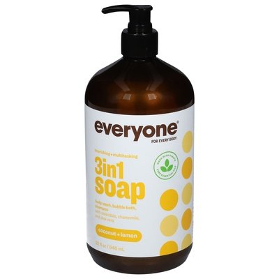 Everyone Soap 3 In 1 Coconut + Lemon 1/32 OZ [UNFI-CARLISLE #1077684] T
