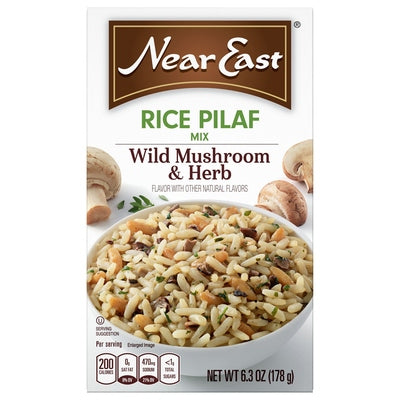 Near East Rice Pilaf Mix Wild Mushroom & Herb 12/6.3 OZ [UNFI #956144] [ebt]