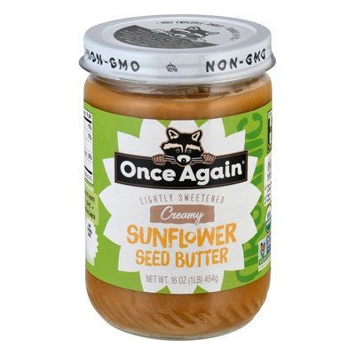 Once Again Sunflower Seed Butter Creamy Og2 6/16 OZ [UNFI #2614915] [ebt]