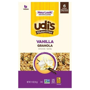 Udis Gluten Free Granola Vanilla 6/11 OZ [UNFI #2331056] [ebt]