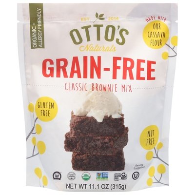 Ottos Naturals Brownie Mix Grain-Free Classic Og2 6/11.1 OZ [UNFI #2725398] [ebt]