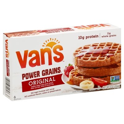 Vans International Foods Waffles Power Grains Original 12/9 OZ [UNFI #1010131] [ebt]