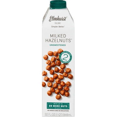 Elmhurst Unsweetened Hazelnut 6/32 OZ [UNFI #2169480] [ebt]