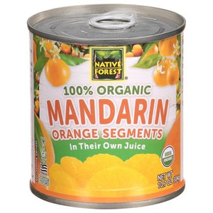 Native Forest Orange Segments 100% Organic Mandarin Og1 6/10.75 OZ [UNFI-CARLISLE #555771] [ebt]