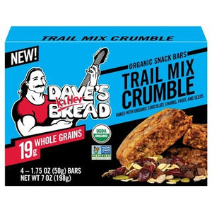 Daves Killer Bread Snack Bars Organic Trail Mix Crumble Og2 6/4/1.75 Z [UNFI #2800779] [ebt]