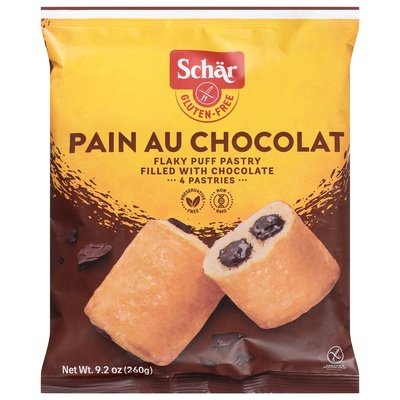Schar Pain Au Chocolat Gluten-Free 8/9.2 OZ [UNFI #2325835] [ebt]