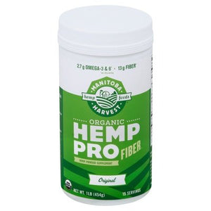 Manitoba Harvest Hemp Powder Organic Pro Fiber Original Og2 1/16 OZ [UNFI-CARLISLE #789958]