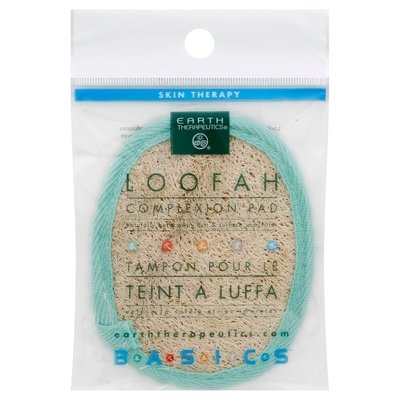 Earth Therapeutics Loofah Complexion Pad 1CT [UNFI-CARLISLE #754960] T