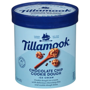 Tillamook Ice Cream Chocolate Chip Cookies Dough 6/1.5 QT [UNFI #2685915 ] [ebt]