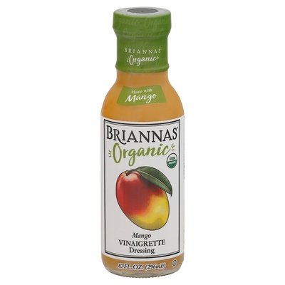 Briannas Vinaigrette Dressing Mango Og2 6/10 OZ [UNFI #2412500] [ebt]