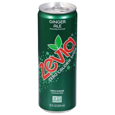 Zevia Soda Zero Calorie Ginger Ale 12/12 OZ [UNFI #2819282] [ebt] T