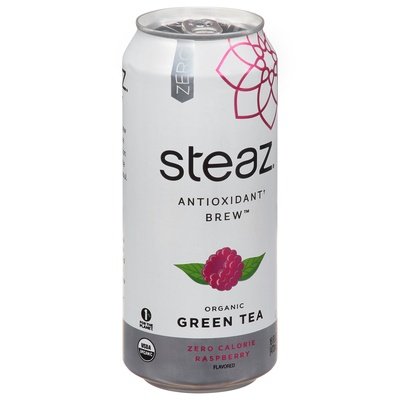 Steaz Green Tea Raspberry Flavored 12/16 OZ [UNFI #771980] [ebt]