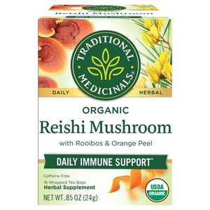 Traditional Medicinals Herbal Supplement Organic Reishi Mushroom Tea Bags Og2 6/16 BAG [UNFI #2384618] [ebt]
