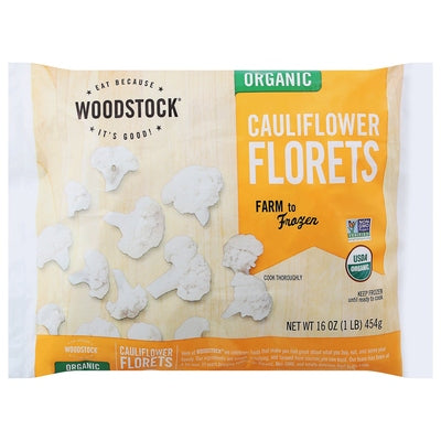 Woodstock Cauliflower Florets Organic Og1 12/16 OZ [UNFI #2542413] [ebt]