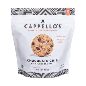 Cappellos Chocolate Chip W/Flaky Seaslt 6/12 OZ [UNFI #2950756] [ebt]