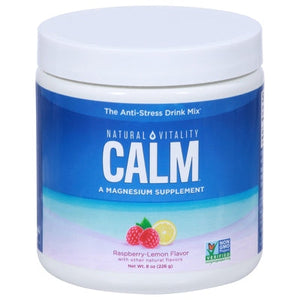 Natural Vitality Anti-Strees Drink Mix Raspberry-Lemon Flavor 1/8 OZ [UNFI-CARLISLE #2760676]