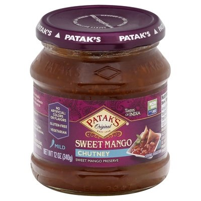 Patak Chutney Sweet Mango Mild 6/12 OZ [UNFI #499053] [ebt]