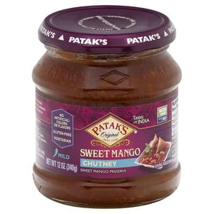 Patak Chutney Sweet Mango Mild 6/12 OZ [UNFI #499053] [ebt]