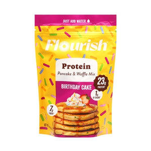 Flourish Plant Protein Birthday Cake 8/16 OZ [UNFI #2996791] [ebt]