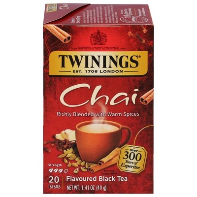 Twinings Black Tea Flavoured Chai 6/20 BAG [UNFI #222695] [ebt]