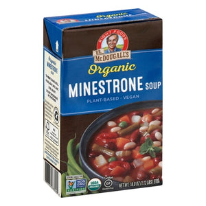 Dr Mcdougalls Soup Organic Minestrone Og2 6/17.6 oz [UNFI #1136217 ] [ebt]